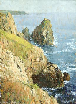 Seaside landscape in Cornwall