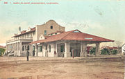 Bakersfield's  old Santa Fe Railroad depot