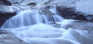 One of countless waterfalls in the parks